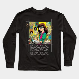 Daria vintage 90s style Long Sleeve T-Shirt